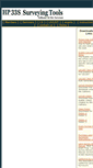 Mobile Screenshot of hp33ssurveyor.com