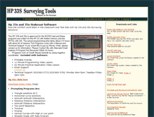 Tablet Screenshot of hp33ssurveyor.com